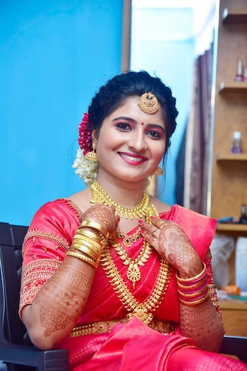 kerala style bridal makeup pictures